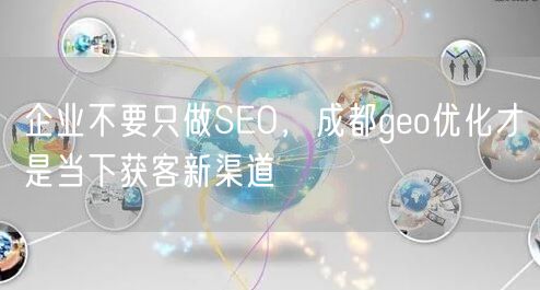 企业不要只做SEO，成都geo优化才是当下获客新渠道